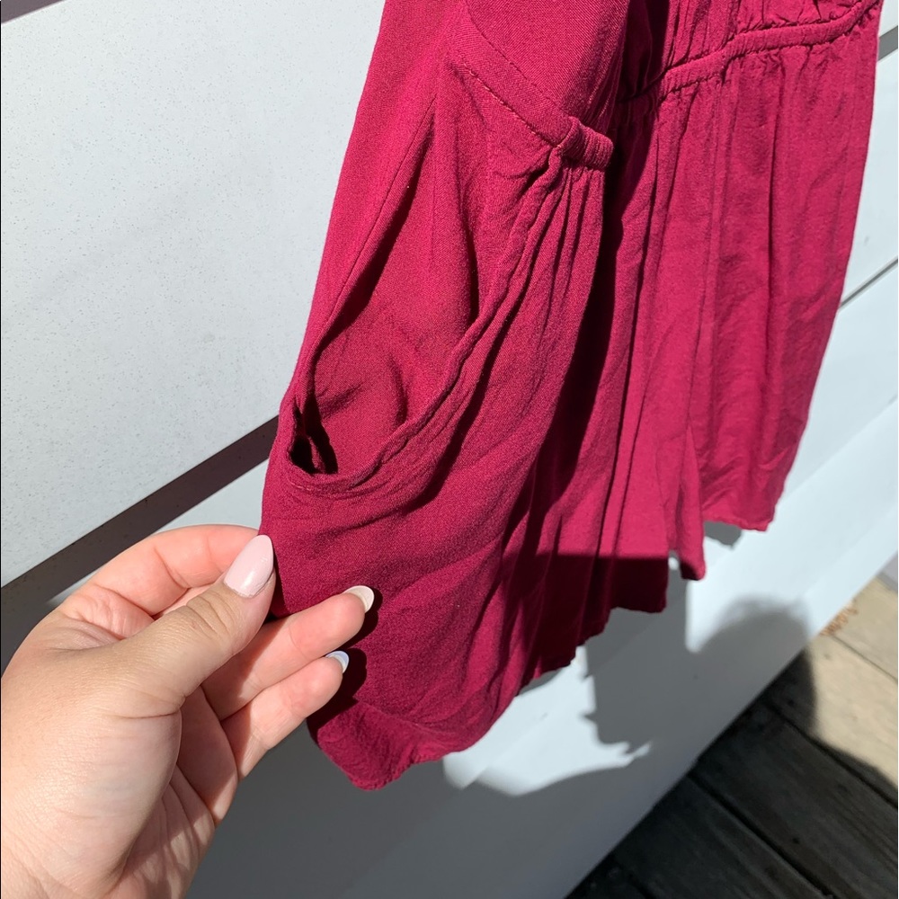 Maroon Romper - Picture 4 of 4